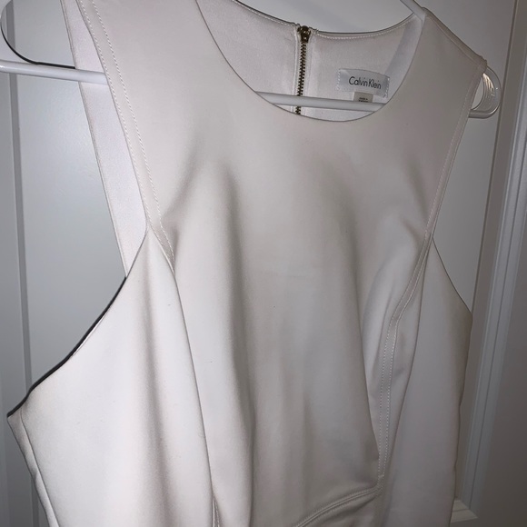 White Calvin Klein Dress - Picture 1 of 5